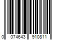 Barcode Image for UPC code 0074643910811