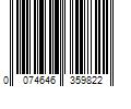 Barcode Image for UPC code 0074646359822