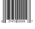 Barcode Image for UPC code 007470000097