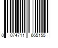 Barcode Image for UPC code 0074711665155