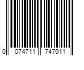 Barcode Image for UPC code 0074711747011