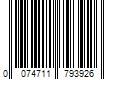 Barcode Image for UPC code 0074711793926