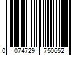 Barcode Image for UPC code 0074729750652