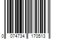 Barcode Image for UPC code 0074734170513