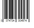 Barcode Image for UPC code 0074734304574