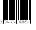 Barcode Image for UPC code 00747479000123