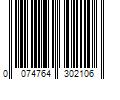 Barcode Image for UPC code 0074764302106