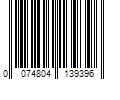 Barcode Image for UPC code 0074804139396