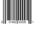 Barcode Image for UPC code 007492000051