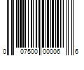 Barcode Image for UPC code 007500000066