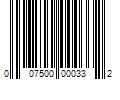 Barcode Image for UPC code 007500000332