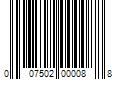 Barcode Image for UPC code 007502000088