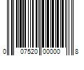 Barcode Image for UPC code 007520000008