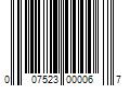 Barcode Image for UPC code 007523000067