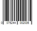 Barcode Image for UPC code 0075244002035