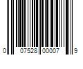 Barcode Image for UPC code 007528000079