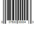 Barcode Image for UPC code 007530000043