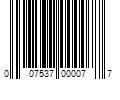 Barcode Image for UPC code 007537000077