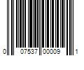 Barcode Image for UPC code 007537000091