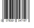 Barcode Image for UPC code 0075381047197