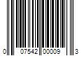 Barcode Image for UPC code 007542000093