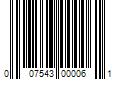 Barcode Image for UPC code 007543000061