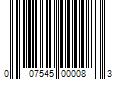 Barcode Image for UPC code 007545000083