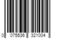 Barcode Image for UPC code 0075536321004