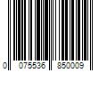 Barcode Image for UPC code 0075536850009