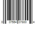 Barcode Image for UPC code 007554078004