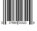 Barcode Image for UPC code 007559003209