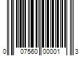 Barcode Image for UPC code 007560000013