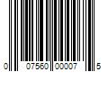 Barcode Image for UPC code 007560000075