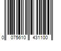 Barcode Image for UPC code 0075610431100