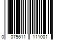 Barcode Image for UPC code 0075611111001