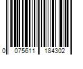 Barcode Image for UPC code 0075611184302