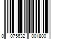 Barcode Image for UPC code 0075632001800