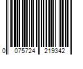 Barcode Image for UPC code 0075724219342