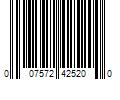 Barcode Image for UPC code 007572425200