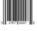 Barcode Image for UPC code 007577000075