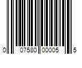 Barcode Image for UPC code 007580000055