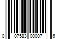 Barcode Image for UPC code 007583000076