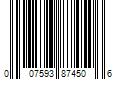 Barcode Image for UPC code 007593874506