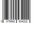 Barcode Image for UPC code 0075992534222