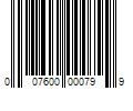 Barcode Image for UPC code 007600000799