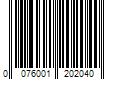 Barcode Image for UPC code 0076001202040