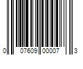 Barcode Image for UPC code 007609000073