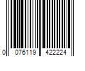 Barcode Image for UPC code 0076119422224