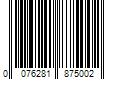 Barcode Image for UPC code 0076281875002