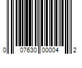 Barcode Image for UPC code 007630000042